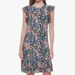 Tommy Hilfiger Women's Short Sleeve Knee-Length Shift Dress Sz 8